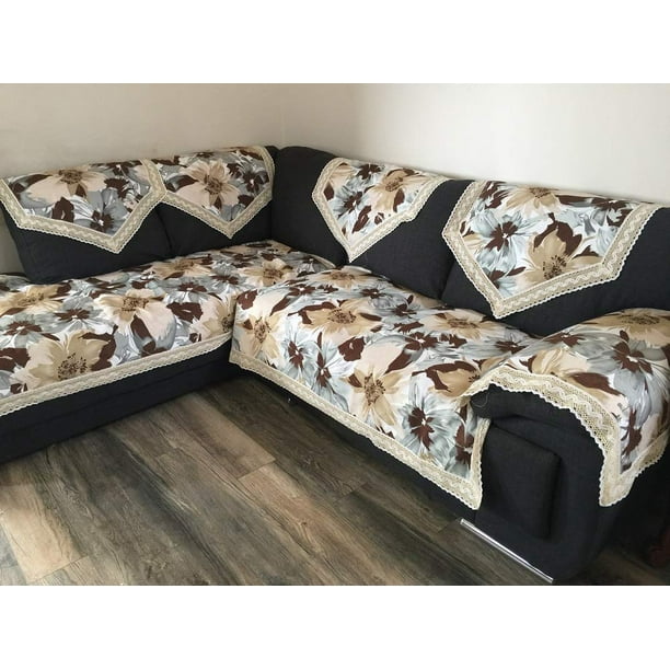 Details about   Chenille Jacquard Sofa Slipcover Couch Sofa Cover Washable Protector Sofa Towel